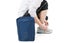 Travel Environmental Water-Resistant Shoe Pouch Portable Storage Bag-Dark Blue Carousel 3