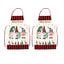 2pcs Kitchen Cooking Aprons Funny Christmas Sleeveless Baking Apron for Adults-P Carousel 2