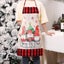 Kitchen Cooking Aprons Funny Christmas Sleeveless Baking Apron for Adults-Stripe Carousel 3
