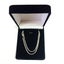 10k White Gold Sparkle Chain Necklace, 1.5mm Carousel 4