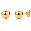 14K Yellow Gold Ball Stud Earrings Carousel 1