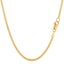 14k Yellow Gold Gourmette Chain Necklace, 2.0mm Carousel 1