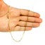 10k Yellow Solid Gold Figaro Chain Necklace, 1.9mm Carousel 5