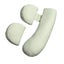 Dual-Use Maternity Body Pillow Side Sleeper Waist Support Sleeping Aid-Green Carousel 1