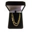 14K Yellow Gold Filled Figaro Chain Necklace, 3.2 mm Wide Carousel 3
