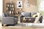 LANCASTER Fabric Sofa Range (Grey) - 3+2 Sofa Set Carousel 4