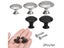 2pcs/lot Furniture Fitting Round Cabinet Knobs Kitchen Cabinet Drawer Pull Carousel 2