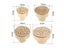 4pcs Rattan Knob W/screw Woven Wicker Round Wood Handle Furniture Pull Carousel 6