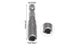 Yibuy Aperture Width 5.5MM Fast Adjusting Silver Metal Drum Kits For Electric Carousel 6