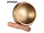 Exquisite 2.8 Inch Handmade Tibetan Bell Metal Singing Bowl With Striker For Carousel 1