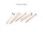 1 Pair Professional Xylophone Marimba Mallet Drumsticks Percussion Parts Length Carousel 8
