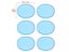 12pcs/set Drum Mute Pads Transparent Silicone Jazz Snare Drum Muffler 3 Colors Carousel 6