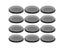 12pcs/set Drum Mute Pads Transparent Silicone Jazz Snare Drum Muffler 3 Colors Carousel 7
