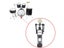 High Quality Percussion Instrument Parts Bass Drum Pedal Beater Accessories Carousel 4