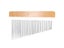 25-Tone Bar Chimes 25 Bars Single-row Musical Percussion Instrument Suitable Carousel 7