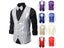Fashion Mens Sequin Waistcoat Formal Business Suit Vest Wedding Nightclub Homme Carousel 6