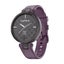 14mm Width Soft Silicone Replacement Strap for Garmin Lily-Purple Carousel 1