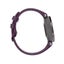 14mm Width Soft Silicone Replacement Strap for Garmin Lily-Purple Carousel 4