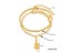 Bohemia Gold Color Snake Ankle Bracelet Set For Women Butterfly Key Lock Charm Carousel 5