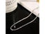 2PCS Shiny Sparkling Simple Silver Color Anklet For Women Simple Elegant Copper Carousel 6