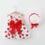 2Pcs/Set Summer Toddler Girls Dress Sweet Bow Strawberry Sleeveless Baby Clot... Carousel 1