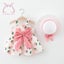 2Pcs/Set Summer Toddler Girls Dress Sweet Bow Strawberry Sleeveless Baby Clot... Carousel 2