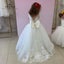 FATAPAESE Flowers Gril Dress Camellia Gowns Appqulies Beads Bow With Long Tra... Carousel 5