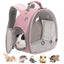 Pig Backpack, Space Capsule Bubble Window Small Animal Backpack for Guinea Pig, Carousel 1
