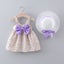 2pcs/Set Baby Girl Summer Fashion Dresses Floral Sling Children Clothing Swee... Carousel 1