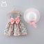 2pcs/Set Baby Girl Summer Fashion Dresses Floral Sling Children Clothing Swee... Carousel 2