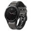 Quick Fit 22mm Leather Silicone Watch Band for Garmin Fenix 7/Fenix 6-Grey Carousel 2