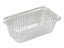 50 Small Oblong Foil Tray Containers - 415ml - 13.5cm x 11cm x 4.5cm Carousel 1