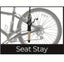 Fishing Rod Holder for Bar and Rail Bike ATV and Beach Cart 5/8" to 1" Rails Carousel 4