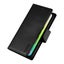 iPhone 16 Plus Hanman PU Leather 3 Card Slots Flip Cover Wallet Case BLACK Carousel 1