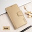 iPhone 16 Plus Hanman PU Leather 3 Card Slots Flip Cover Wallet Case GOLD Carousel 7