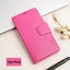 iPhone 16 Plus Hanman PU Leather 3 Card Slots Flip Cover Wallet Case HOTPINK Carousel 7
