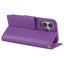 iPhone 16 Plus Hanman PU Leather 3 Card Slots Flip Cover Wallet Case PURPLE Carousel 6