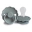 Frigg: Daisy Silicone Pacifier 2 Pack - French Gray (6-18 months) Carousel 1