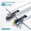 Cord Cover Raceway Kit & Cable Management System - 400mm x 10 White Paintable Carousel 3
