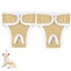 2pcs Dog Diapers Reusable Washable Nappy Wraps Panties for Pets Period Underpant Carousel 1