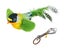 Interactive Cat Toy With Simulated Chirping Bird Artificial Bird Green Carousel 10