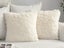 Plush Square Pillow Cover Sofa Pillow Cover Fluffy Plush Pillowcase Beige Carousel 3