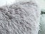 Plush Square Pillow Cover Sofa Pillow Cover Fluffy Plush Pillowcase Grey Carousel 2