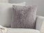 Plush Square Pillow Cover Sofa Pillow Cover Fluffy Plush Pillowcase Grey Carousel 1