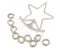 Christmas Star Solar String Light Topper Star Waterfall Tree Light Warm White Carousel 5