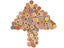 50pcs Painted Round Wood Buttons for Sewing Scrapbook Home Clothing Crafts Decor Carousel 4