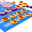 Toy Felt Board Finger Number Learning Counting Math Educational Toys for Kids Carousel 7
