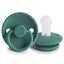 Frigg: Rope Silicone Pacifier 2 Pack - Vintage Green (0-6 months) Carousel 1