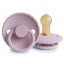 Frigg: Rope Latex Pacifier 2 Pack - Soft Lilac (6-18 months) Carousel 1