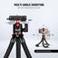 NEEWER Camera Tripod with Remote, Mini Flexible Tripod Stand with Camera Adapter Carousel 5